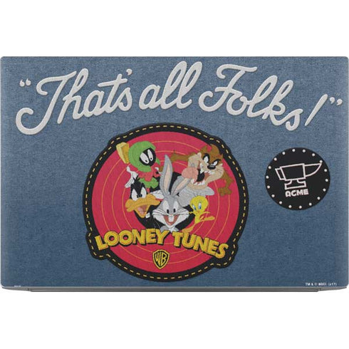 Looney Tunes Thats All Folks Patch Dell XPS Skin